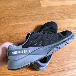 Merrell Bare Access Flex black sneakers size 6.5